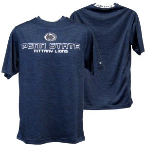 navy heather short sleeve performance t-shirt Penn State Nittany Lions & Athletic Logo